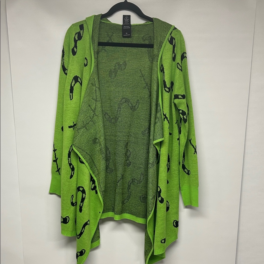 Disney Green Cardigan with Black Design - Picture 5 of 5